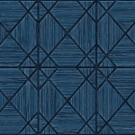 Today Interiors THE KEYS WTK20602-WTK20612 WTK20612 Deep indigo with black lines.