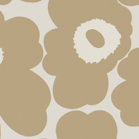 Marimekko UNIKKO - Brown & Beige Wallpaper