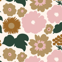 Marimekko KUKKATORI - Multi Colour Wallpaper