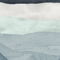 Marimekko JOIKU - Aqua & Blue Wallpaper