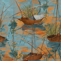 Mind The Gap MOORED BOATS