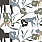 Natural, Ivory & White Wallpaper JV-25927